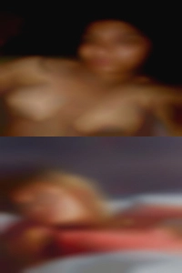 Bold swinger legged nude woman.